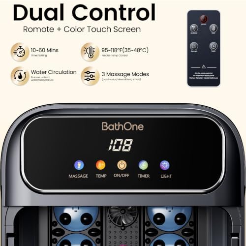 Collapsible Foot Spa Bath Massage With Heat Electric Foot Soaking Tub - Image 3
