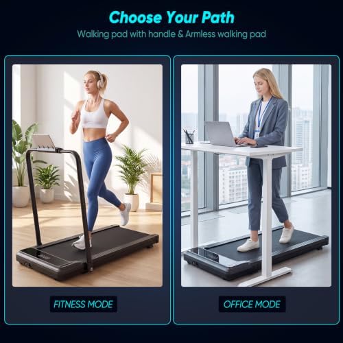 NEWBULIG Walking Pad Treadmill for Home, Lightweight Walk Machine with Remote Control and LED Display, Portable Treadmill Under Desk for Walking, Jogging, Running - Image 6