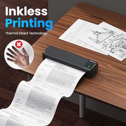 Portable Printer for Travel,Inkless Wireless Thermal Printer - Image 4