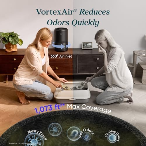 Levoit Air Purifier for Home Pets Hair Allergies in Bedroom Quiet Purifiers - Image 5