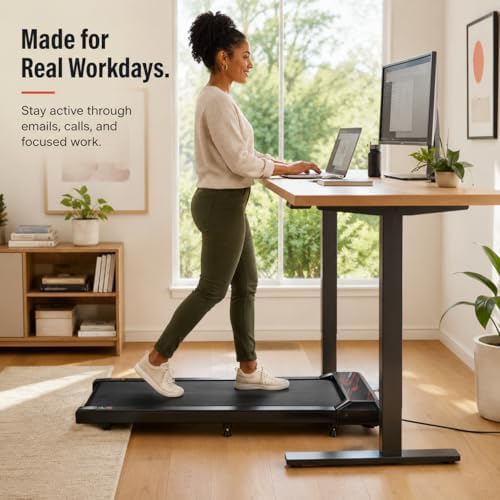 Walking Pad Treadmill, 8% Incline Under Desk Treadmill for Home Office - Image 4