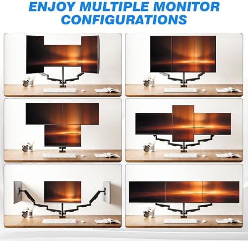 Rfiver Triple Monitor Mount for 17-32" Screens, VESA 75/100mm - Image 5