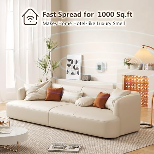 Plug-in Waterless Essential Oil Diffuser with Clock & Env Display - Image 3