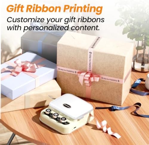 Ribbon Printer, Phomemo P15 Mini Bluetooth Portable Label Maker Machine - Image 3