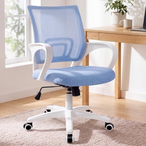 NEO CHAIR Office Computer Chair Ergonomic Mid-Back Mesh Desk Chair, SkyBlue by NEOCHAIR
