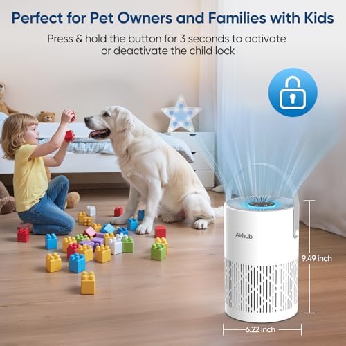 Air Purifiers for Bedroom Home Covers Up to 880 Ft² 1Hr 20dB Sleep Mode - Image 6