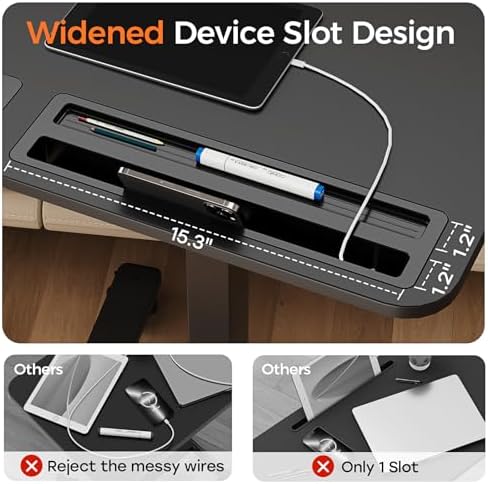 28" Mobile Standing Desk with Drawer, Portable Laptop Desk - Image 6
