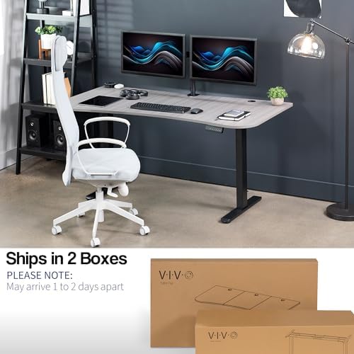 VIVO Dark Gray 60 x 24 in Standing Desk, DESK-KIT-E2B1G - Image 5