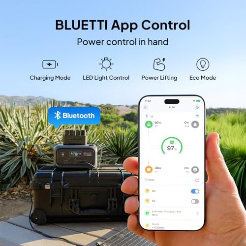 BLUETTI Elite 10 Mini Portable Power Station, 128Wh 200W Solar Generator - Image 7