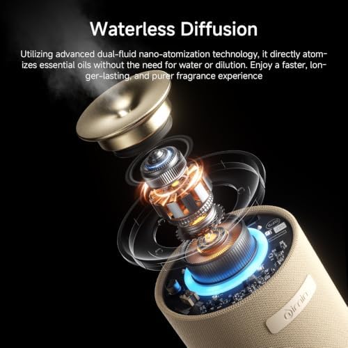 Small Waterless Essential Oil Aromatherapy Diffuser Set for Car & Home - Image 4