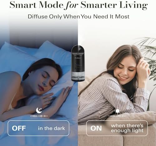 JCLOUD Waterless Plug in Scent Diffuser Starter Kit for Large Room, Black - Image 4