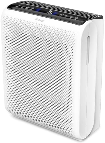 AROEVE Air Purifiers for Home with Air Quality Indication and Auto-MK07 by AROEVE