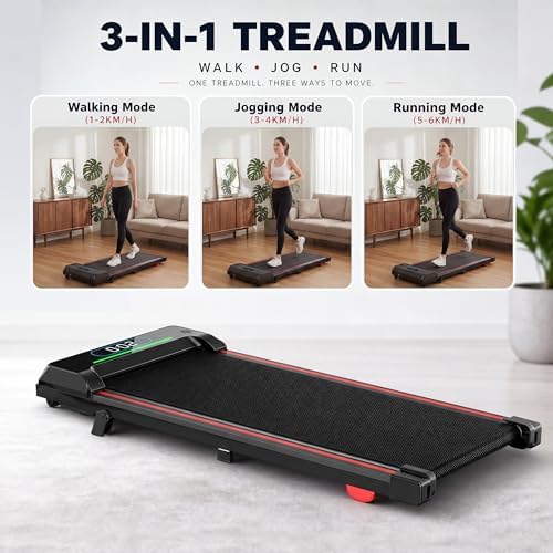 JUKER Walking Pad Treadmill Under Desk with Incline, RGB & Bluetooth - Image 6