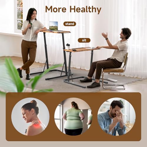 VTORY Adjustable Height Standing Desk for Walking Pad Treadmill，for Cycling - Image 5