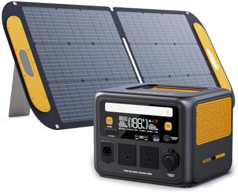 VTOMAN Jump 600X 600W Portable Power Station with 110W Foldable Solar Panel by VTOMAN