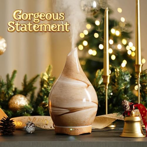 Porseme 280ml Remote Essential Oil Diffuser 3D Glass Ultrasonic Mist 7H - Image 4