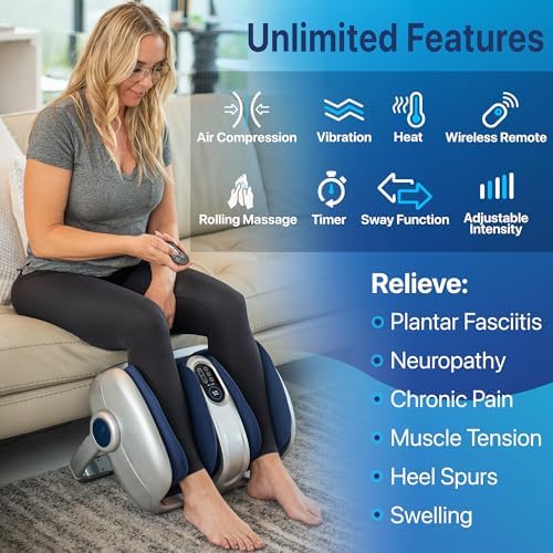 MIKO Shiatsu Foot, Leg and Calf Massager with Heat - Image 3