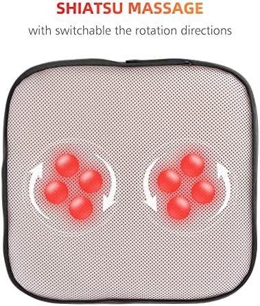 COMFIER Foot Warmer Massager,Gifts for Women,Men,Shiatsu Foot Massager with Heat, Electric Heating Pad for Back Feet,Back Massager for Pain Relief(Black) - Image 4