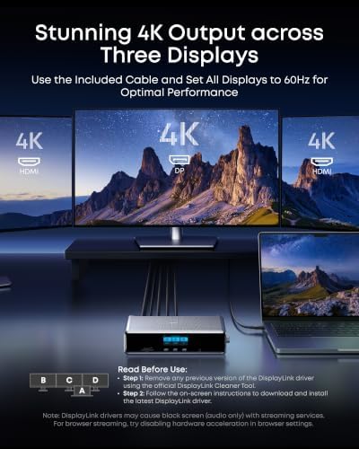 Anker Prime Docking Station (DL7400), 14-in-1 Triple Display, DisplayLink - Image 4