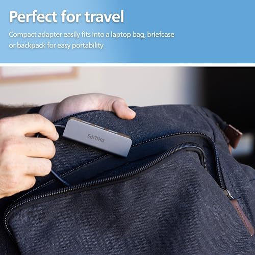 PHILIPS USB-C to USB Hub 12 Pack, 4 USB 2.0 Ports - Image 5