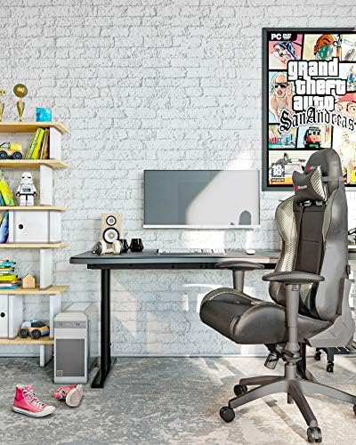 Arozzi Arena Ultrawide Curved Gaming Desk Pure Black - Image 2