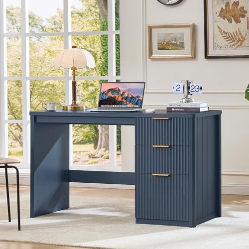 LEYAOYAO Office Desk 48" with 3 Drawers Storage File Cabinet - Image 4