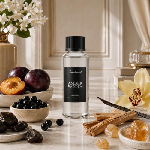 Scentiment Amber Woods Hotel Diffuser Oil -Fragrance Oil -4.06 fl oz(120mL) - Image 2