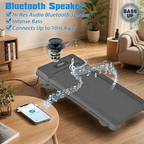 Walking Pad Treadmill 450 lb, Under Desk Treadmill, 12% Auto Incline - Image 4