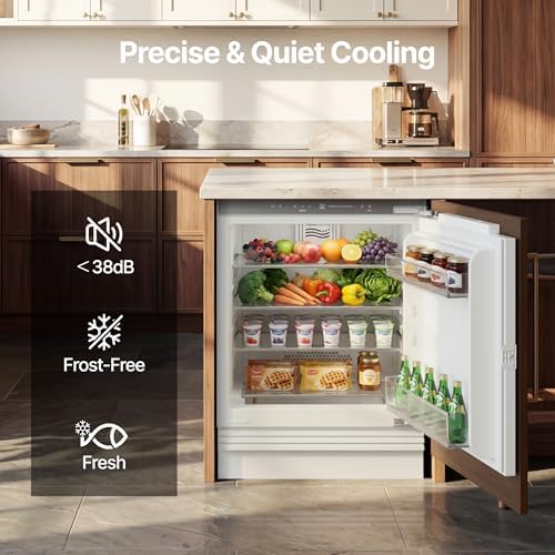 Ca'Lefort 24-Inch Panel Ready Under Counter Refrigerator, 4.8 cu.ft - Image 5