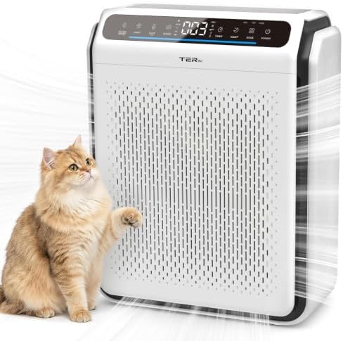 Pet Air Purifier for Home Large Room with Washable Screen Filter, AP03 by TERAIR