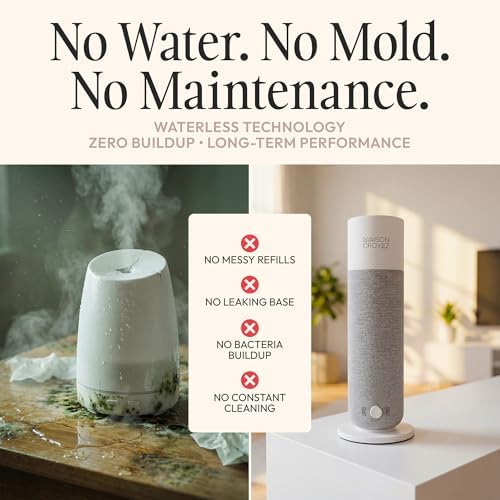Waterless Essential Oil Diffuser for Home, Large Room, White - Image 3