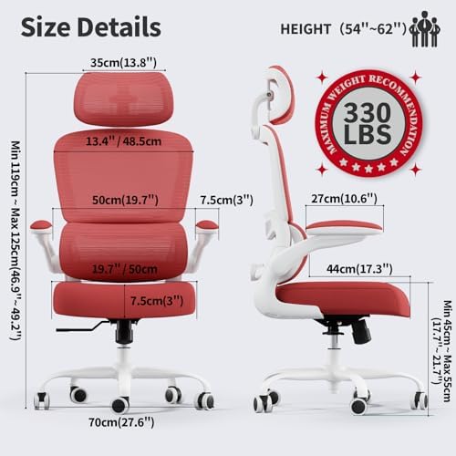 TRALT Office Chair Ergonomic Desk Chair - Gaming Chair with Lumbar Support - Image 2