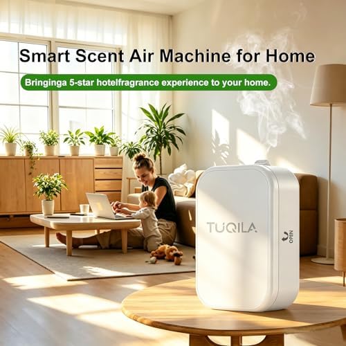 Waterless Essential Oil Diffuser, Plug-in/Batteries 2000Sq Ft -White - Image 3