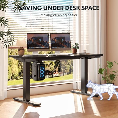 FLEXISPOT EN2 55"x28" Electric Standing Desk with PC Stand Bundle, Maple - Image 2
