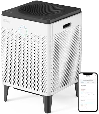 COWAY Air Purifier for Large Room Whole Home Up to 2,512ft², HEPA Filter for Smoke, Allergies, Pet Dander, Odor, App-Enabled, AQI, Smart Mode, Timer, 5yr Warranty, Airmega 300S, AP-1515G by Unknown