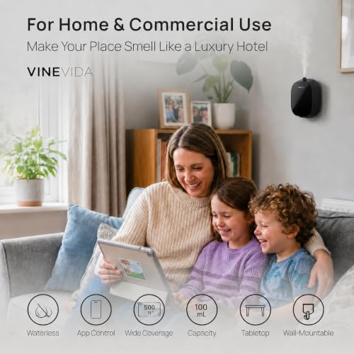 VINEVIDA Waterless Aroma Diffuser for Home | Hotel Scent Included - Image 3