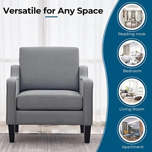 VINGLI Accent Chairs Set of 2, Modern Traditional Armchair for Living Room - Image 5