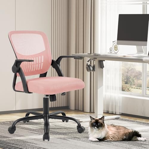 Sweetcrispy Computer Desk Chair, Mesh Office Chair, Lumbar Support - Image 2