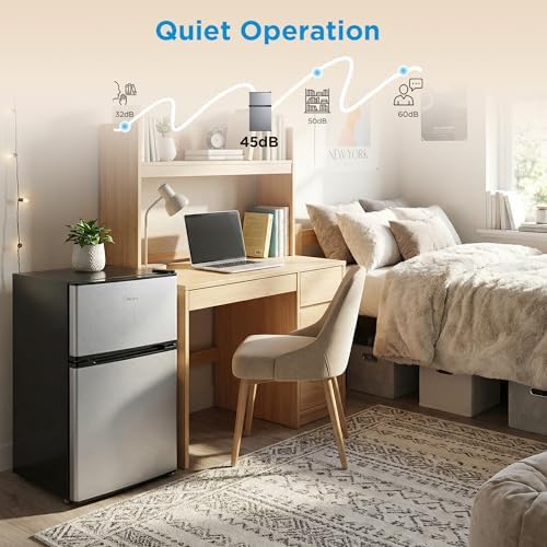 Midea 3.1 Cu.ft Mini Fridge with Freezer, Energy Star Certified, for Dorm - Image 6