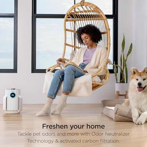 Shark NeverChange Air Purifier Compact Pro, Long-Lasting HEPA-Exceeding Filtration, Up to 250 sq. ft., Odor Neutralizer, Bedroom, Nursery, Dorm, HP072 (2025) (Renewed) - Image 7
