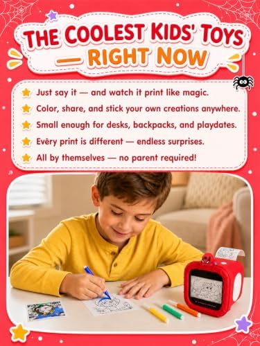AI Sticker Printer for Kids, Spider Toy for Boys - Image 5