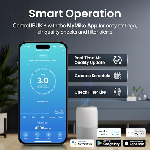 MIKO Smart H13 HEPA Air Purifier for Bedroom and Home - Image 5