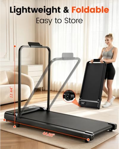 Walking Pad Treadmill with Incline and Handle Bar for Home Office - Image 6