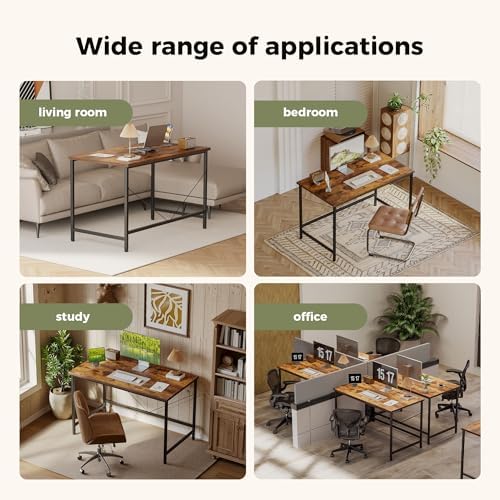 Mericonia 32x16 Inch Computer Desk, 0.6" Thick Small Office Table - Image 5