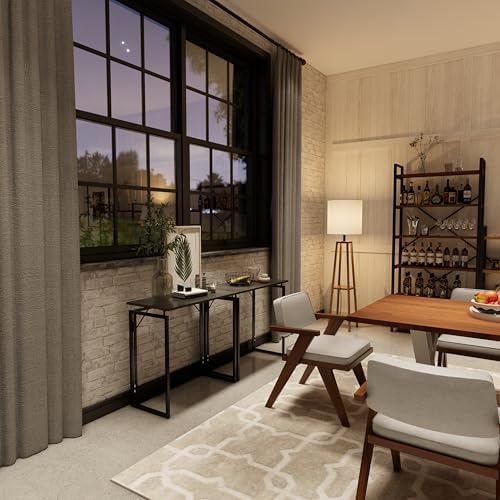 alawooder 31.5" Folding Desk: No Assembly, Wood Top for Small Spaces - Image 4