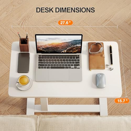 ROMOON Over Bed Table with Wheels, Height Adjustable Hospital Bedside Table - Image 3