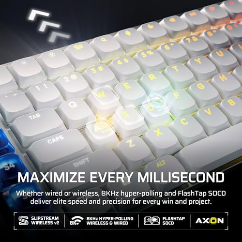 Corsair Vanguard AIR 99 Wireless RGB Gaming Keyboard – US QWERTY – White - Image 5