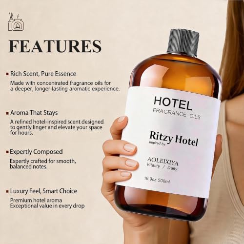 Hotel Scent Essential Oil Hotel Collection Waterless Diffuser Oil - Premium Fragrance Oil for Ultrasonic and Waterless Diffusers and Crafting (16.9 Fl Oz (Pack of 1) - Image 4