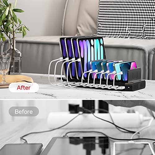 Unitek 10-Port USB-C Charging Station for Multiple Devices with LED Display - Image 5
