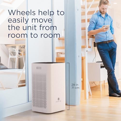 Medify MA-112 PRO Air Purifier with HEPA Filter | 5,948 ft² Extra Large Coverage in 1hr for Smoke, Wildfire, Odors, Pollen, Pollution, Allergies, Pets | Removal to 0.3 Microns - Image 2